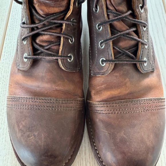 Red Wing Iron Ranger Work Boot - US Size 10D Amber Harness Leather - Picture 6 of 6